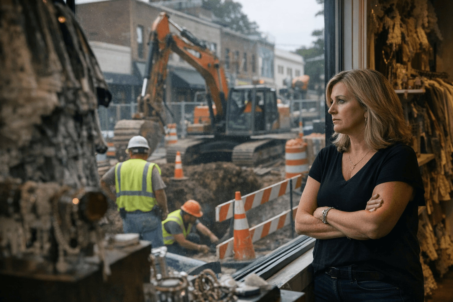 Burlington Boutique Owner Blasts City Over Downtown Construction Communication Failures