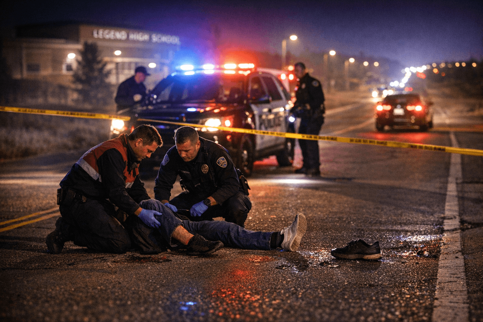 Pedestrian Struck, Driver Flees After Hit-and-Run on Hilltop Road in Parker