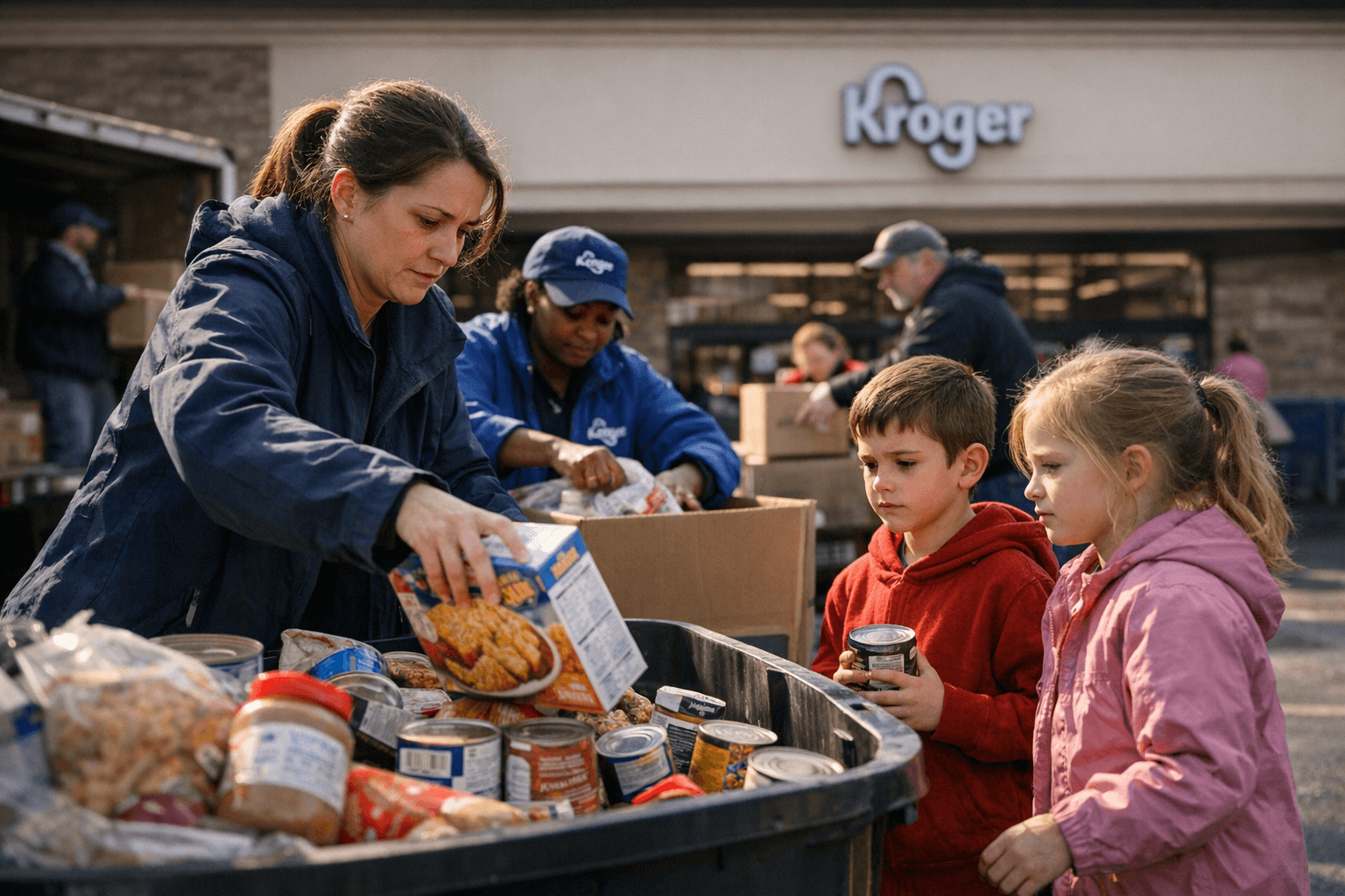 Kroger Food Drive Aims to Feed Forsyth County Students During Spring Break