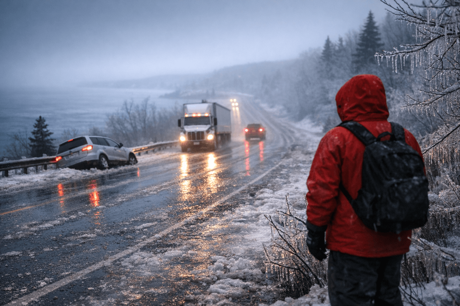 Warm Spell to Give Way to Rain, Ice Risk Along North Shore