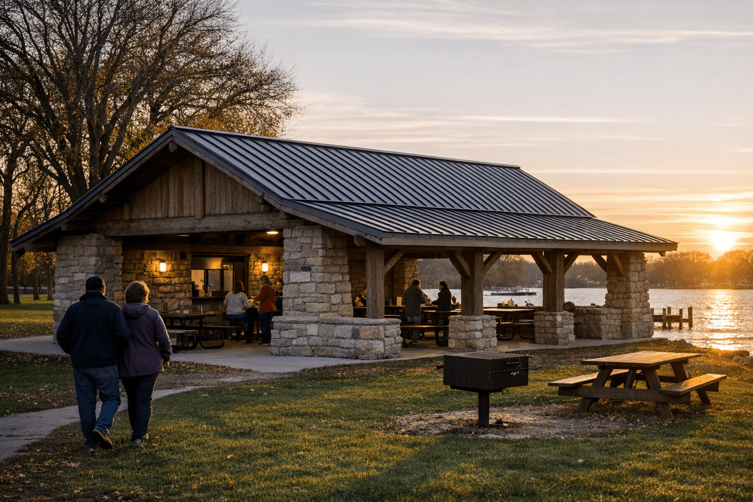 Chautauqua Park Shelter House Restored, Ready for Spring Rentals in Storm Lake