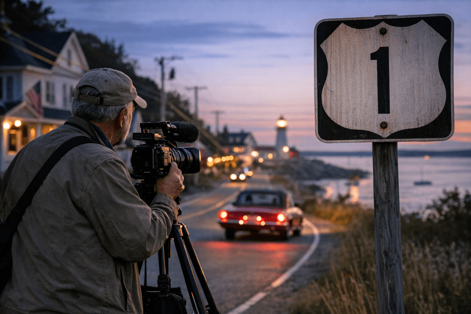 Bob Krist Documentary Celebrates Route One's 100 Years on Maine Public TV