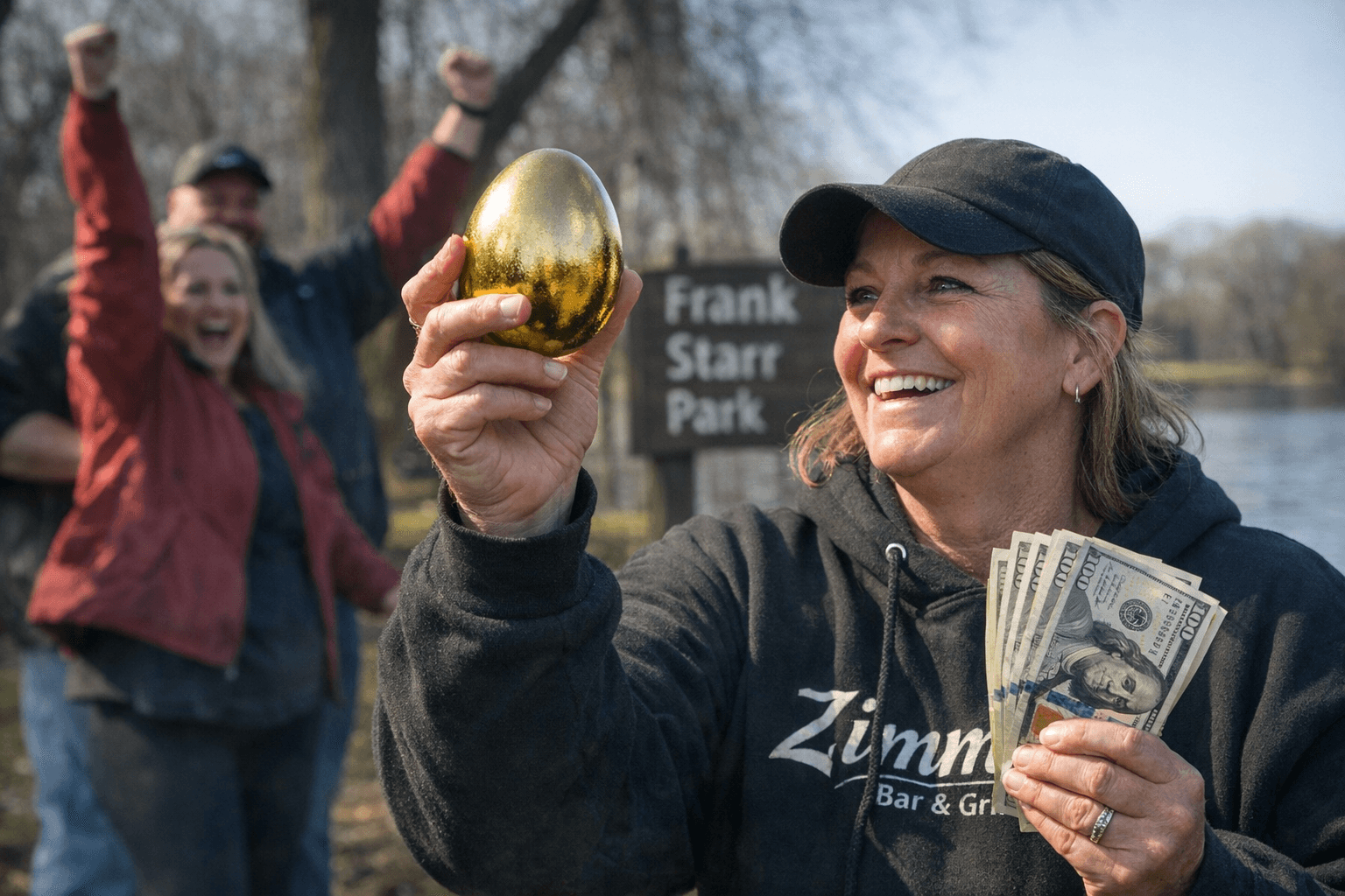 Storm Lake Woman Finds Golden Egg, Wins $1,000 Furniture Prize
