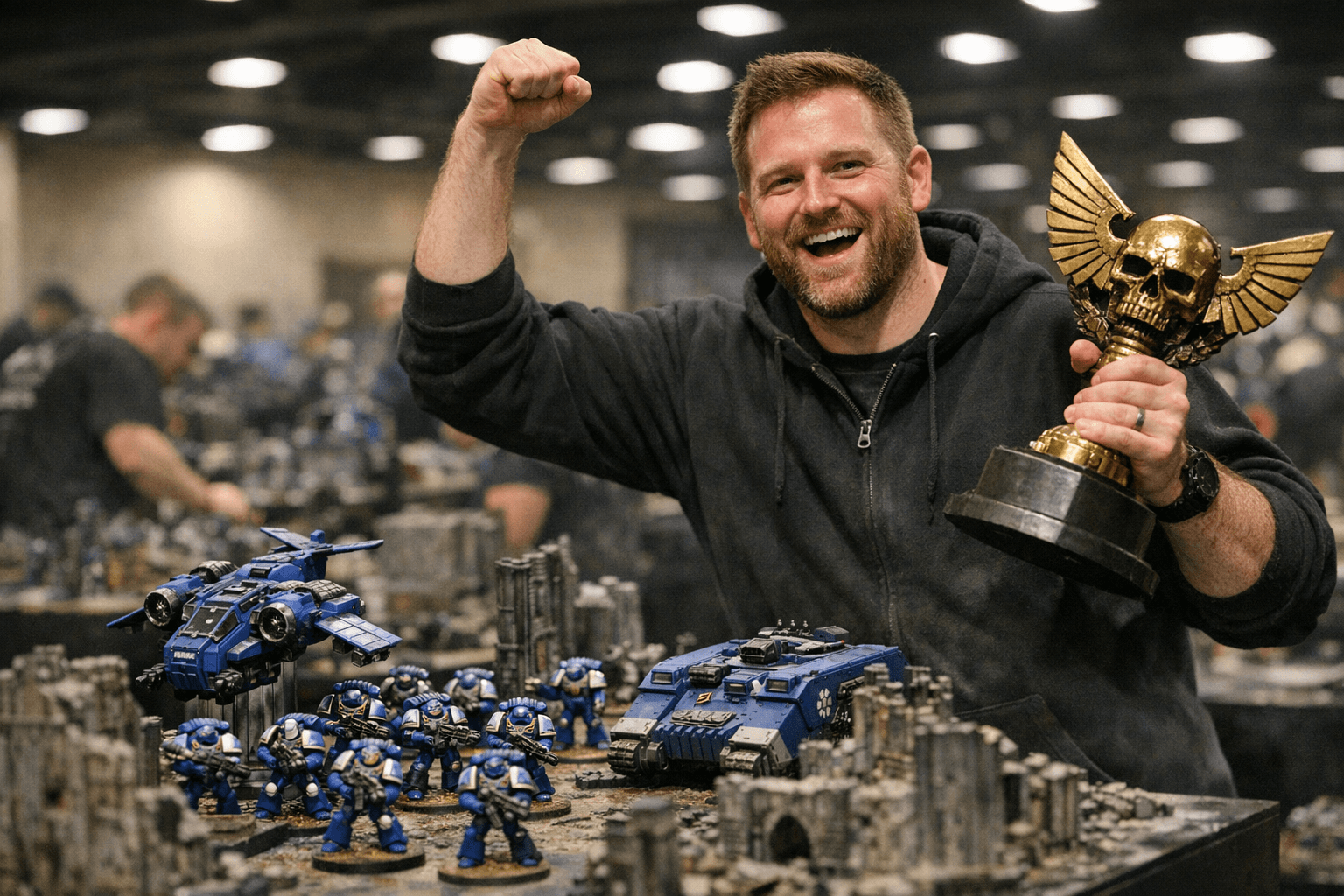 Conan Jennings Goes Undefeated 9-0 at AdeptiCon 2026 with Space Marines