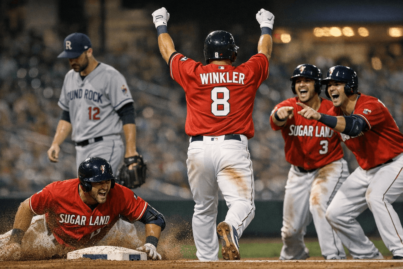 Sugar Land Routs Round Rock 8-1, Takes Opening Weekend Series