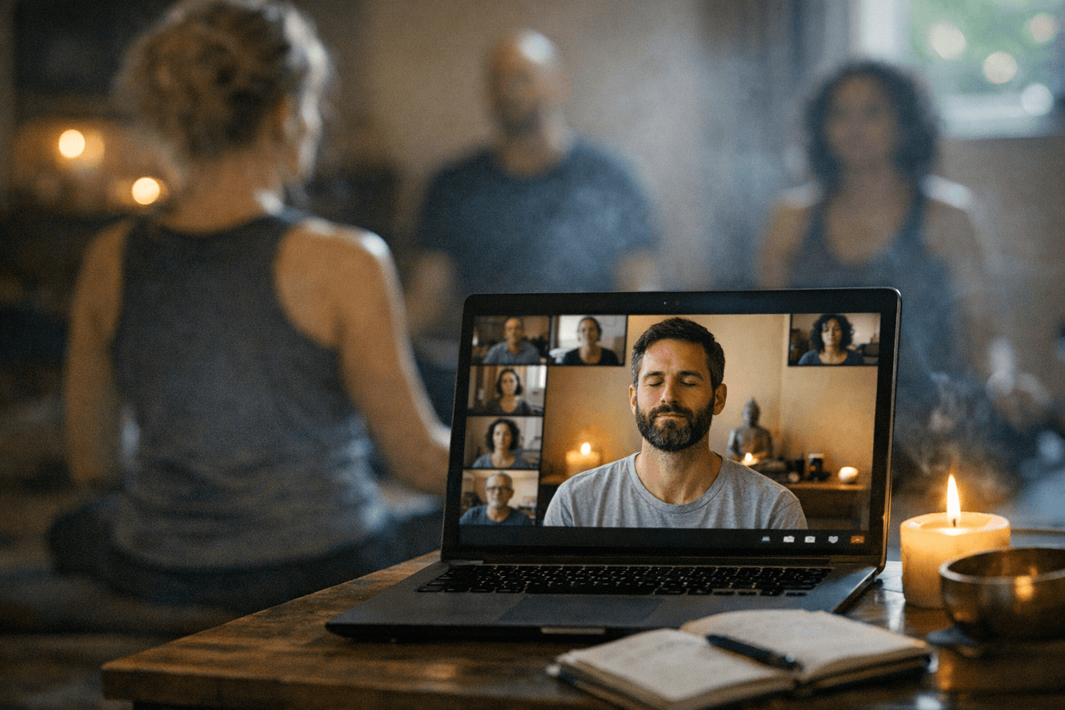 Sunday Morning Zoom Meditation Class Blends Movement, Teaching, and Sharing