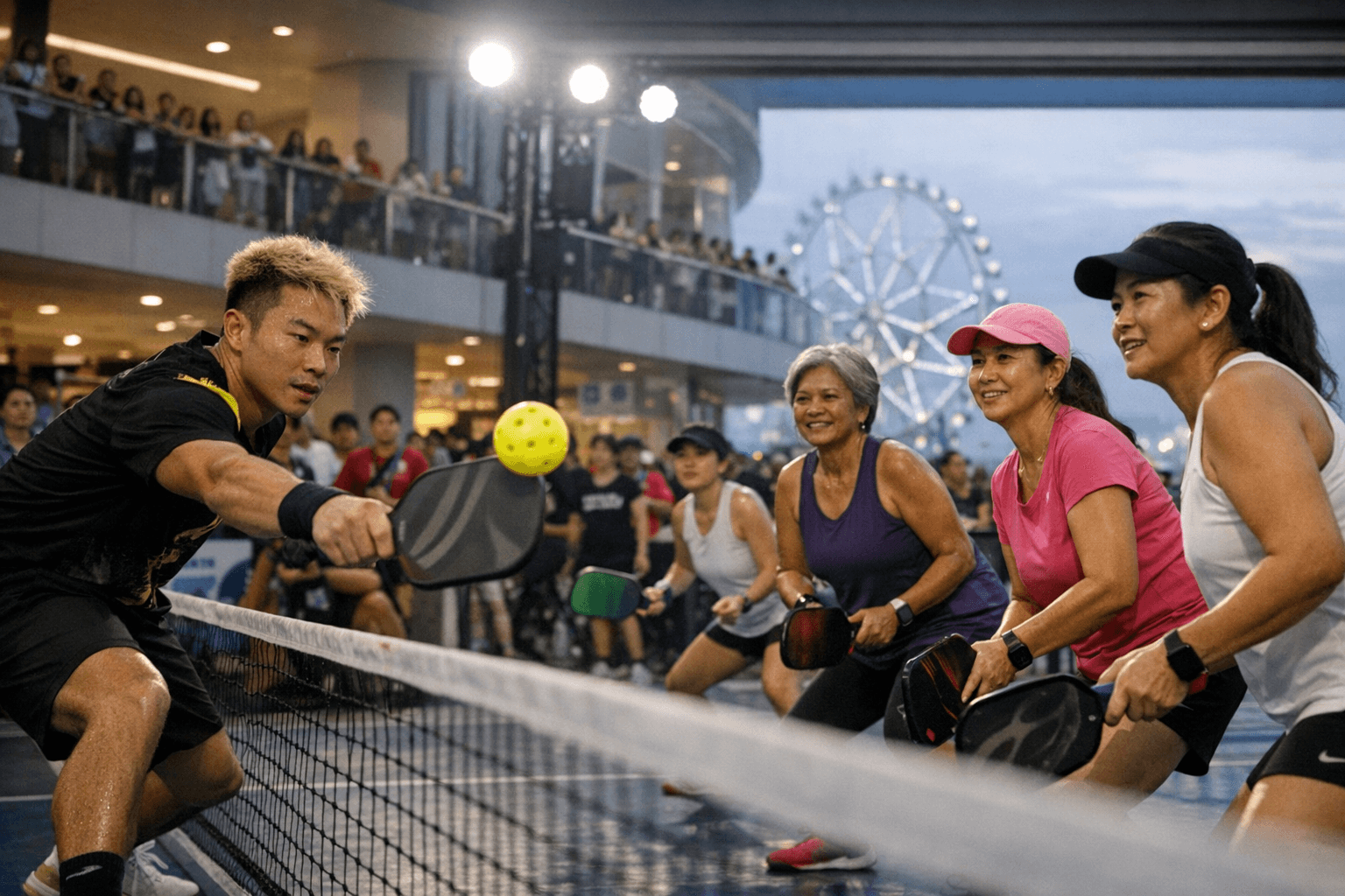 Women's Month Pickleball Festival Draws Beginners and Stars to Manila Mall