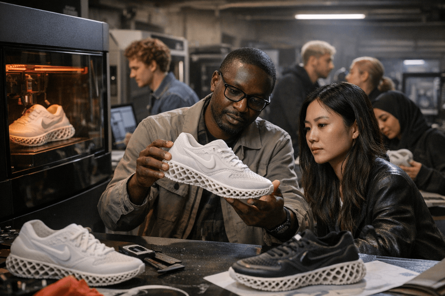 Nike Air Works Program Brings Eight Global Designers Into 3D Printed Footwear