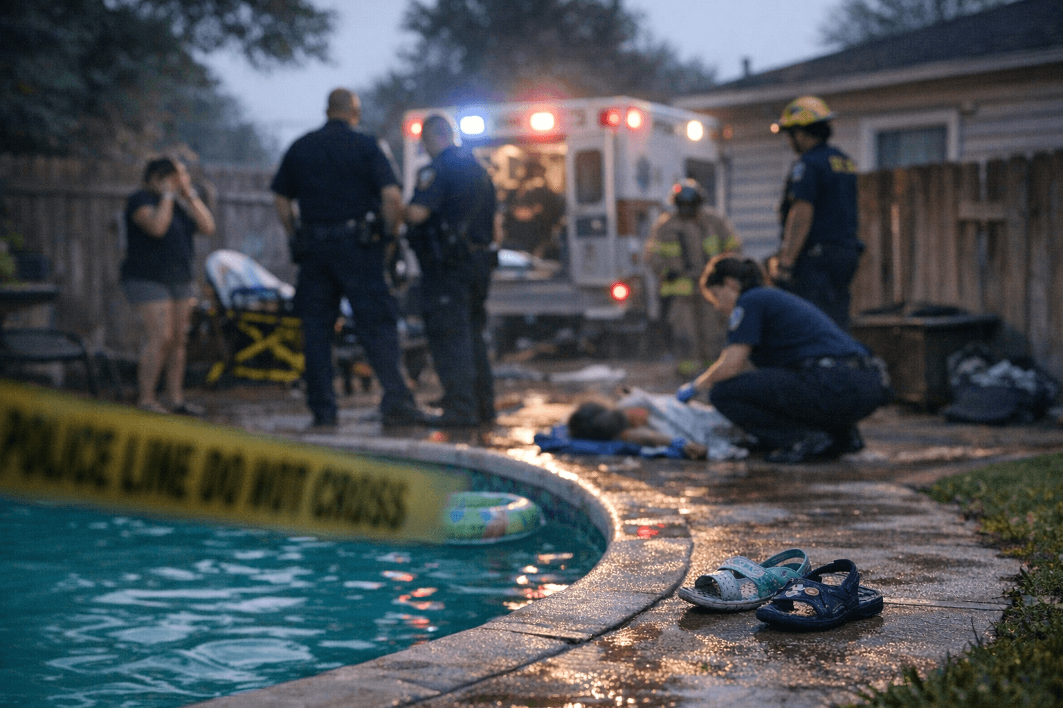 Young Child Drowns in Neighbor's Pool in Cloverleaf Neighborhood