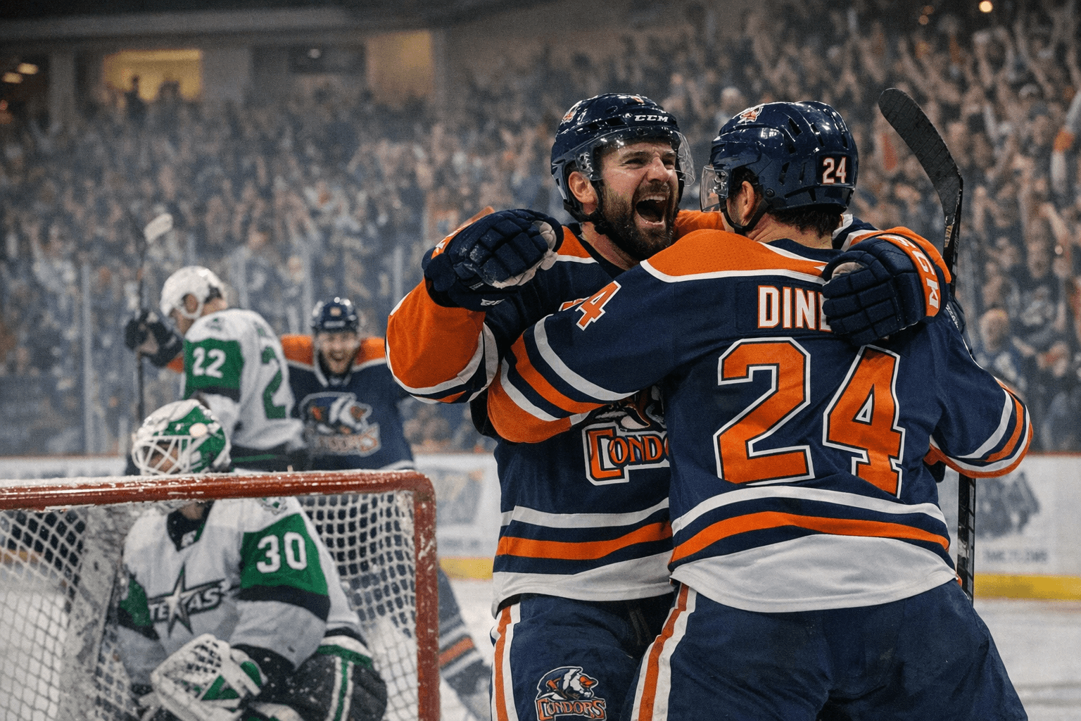 Condors Sweep Texas Stars With Dominant 6-3 Victory at Home