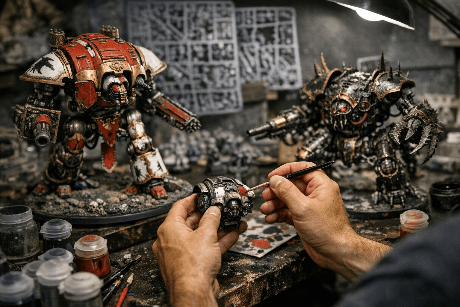 Painting Imperial Knights and Defilers, a Step-by-Step Workflow Guide