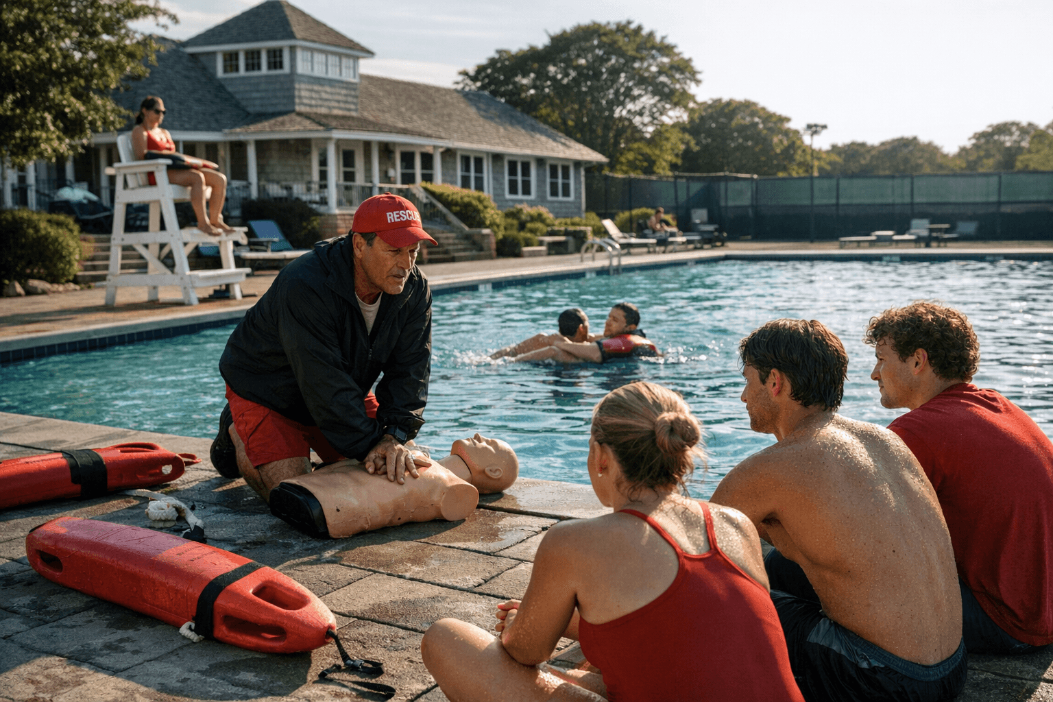 Southampton Town Board to Partner With Bridgehampton Tennis Club for Lifeguard Training