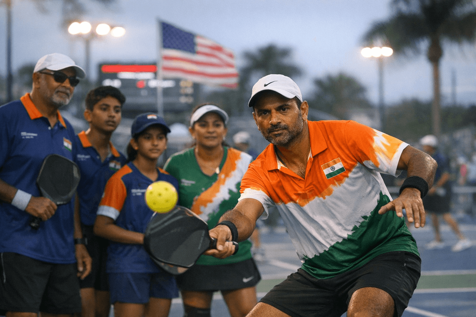 India Fields Mixed Youth and Veteran Squad at US Open Pickleball 2026