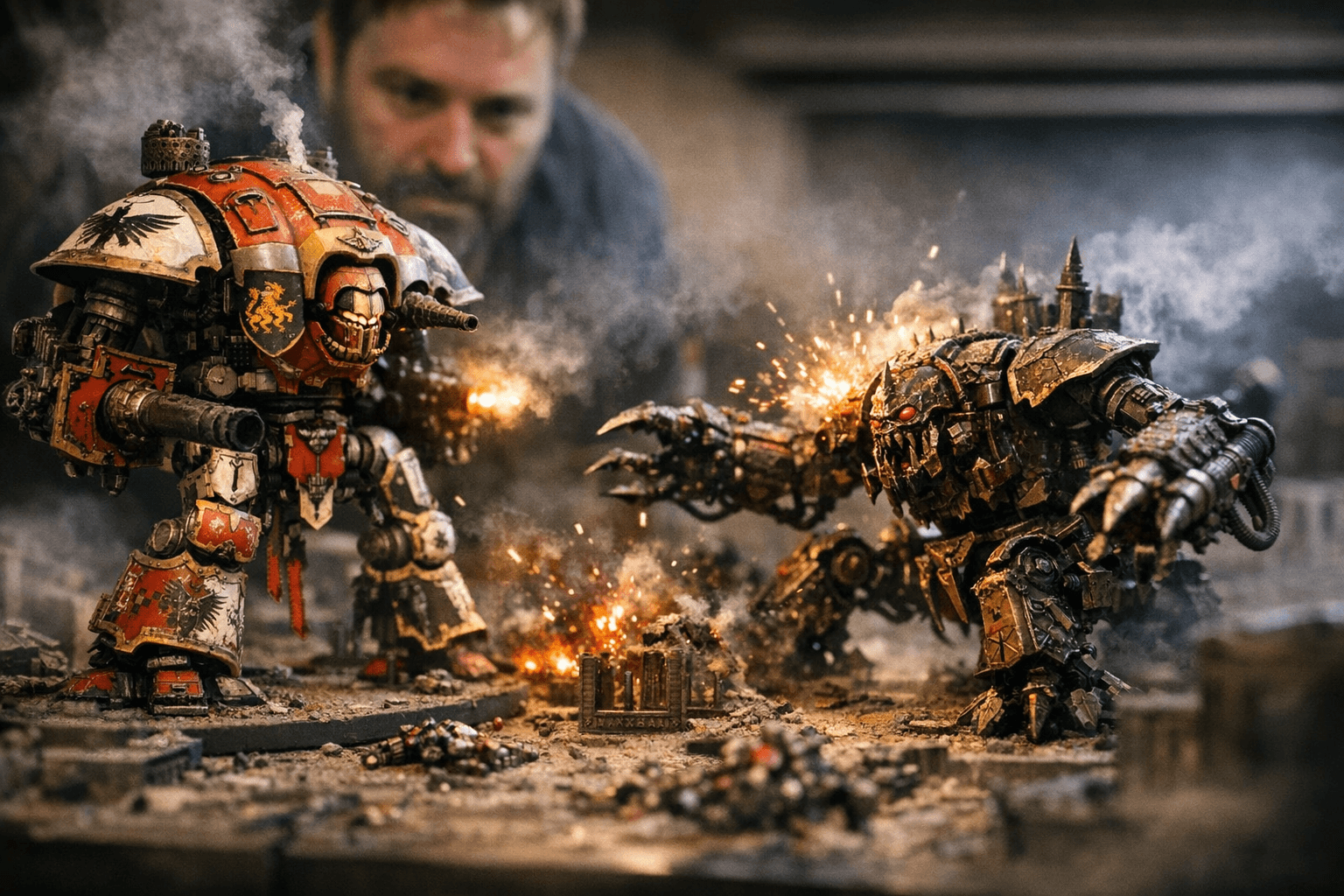 White Dwarf 523 Brings Imperial Knight Heraldry, Titanic Duels, and Defiler Rules