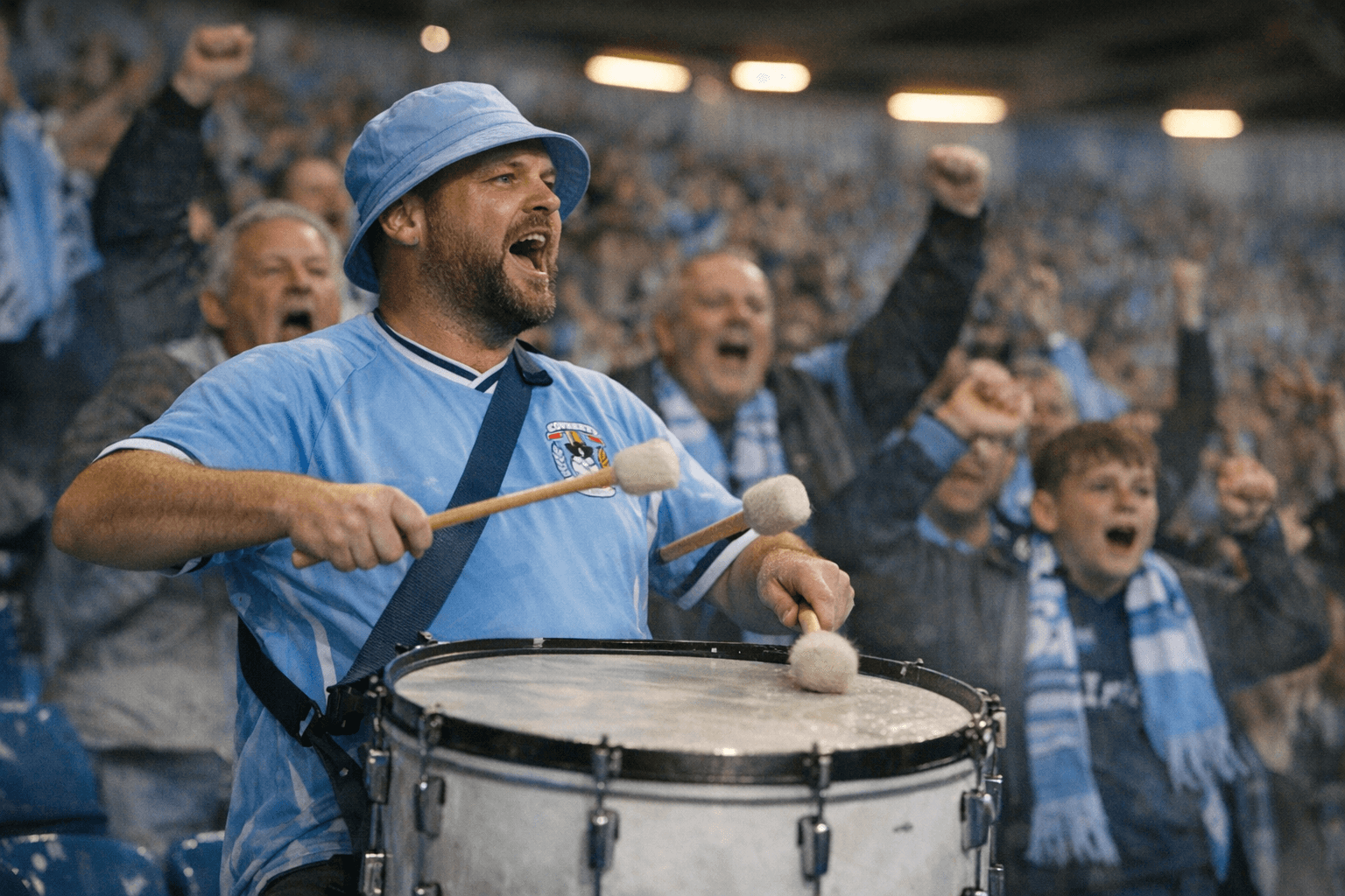 Coventry City Fan Drummer Exceeds £1,000 Goal With Sky Blues Support