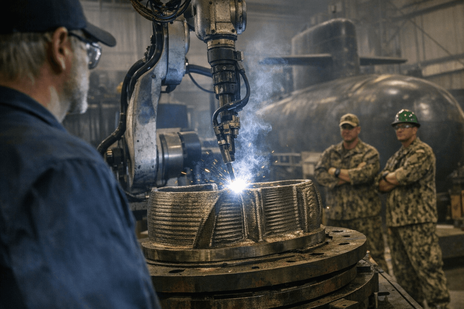 AML3D Wins US Navy Contract to 3D Print Submarine Replacement Parts