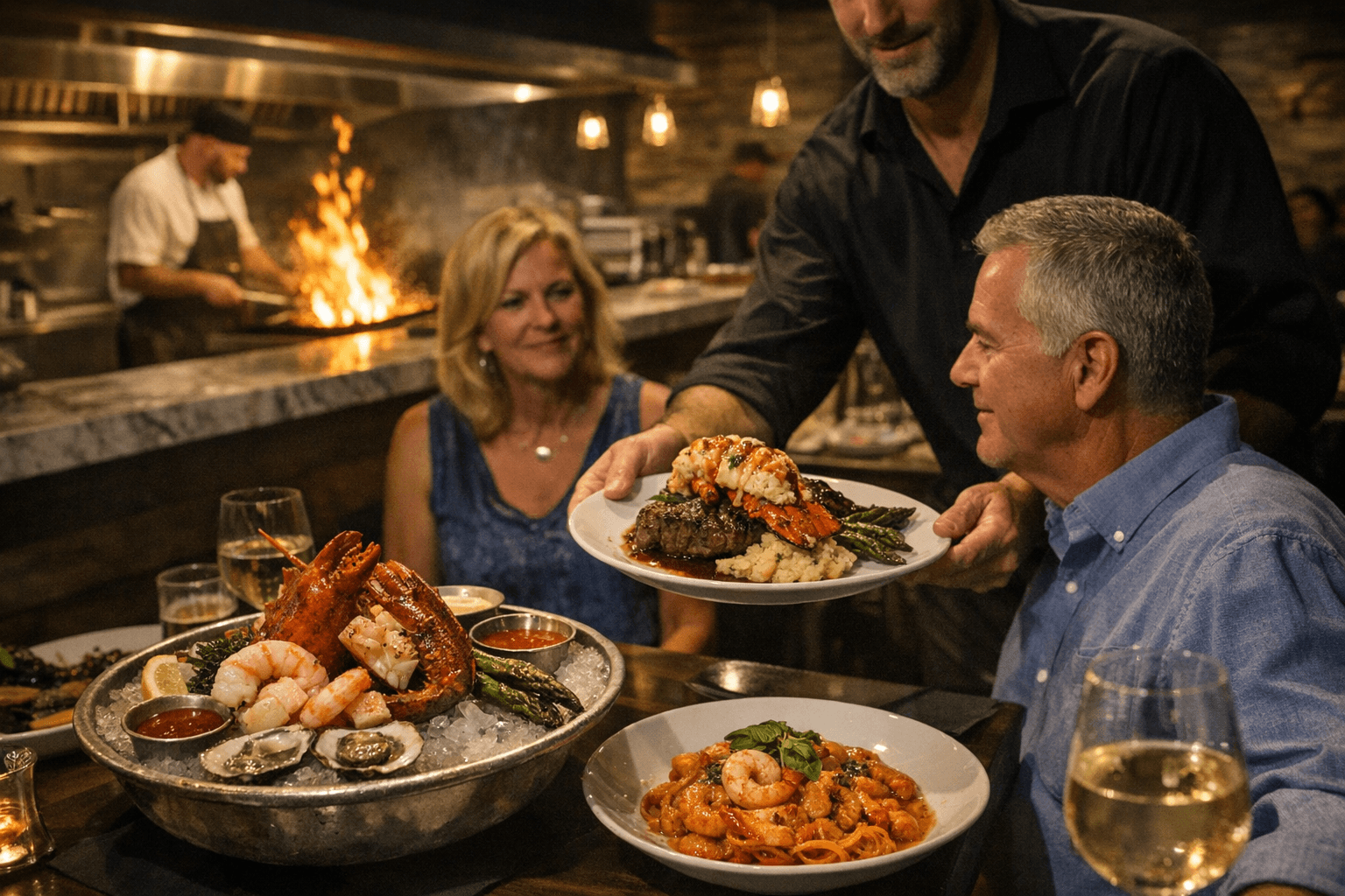Aqua Opens in Cape Coral, Blending Seafood, Steak, and Pasta