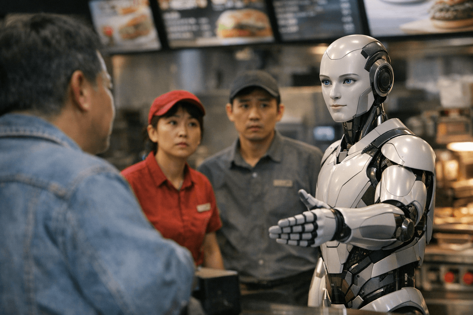 McDonald's Shanghai Humanoid Robot Test Sparks Crew Job Security Fears