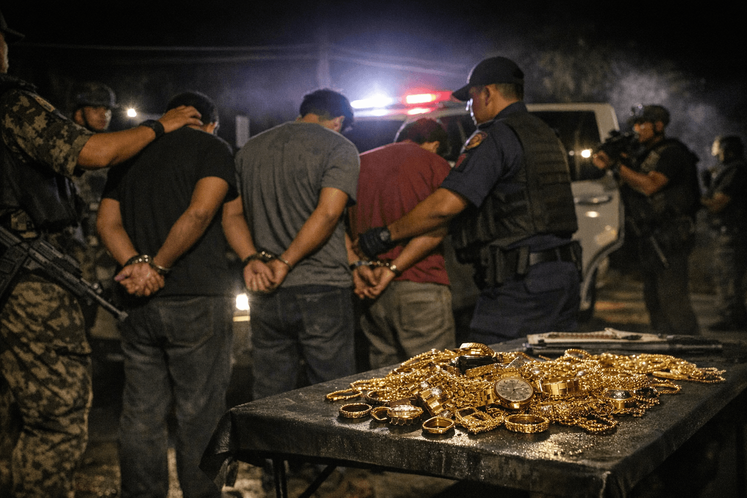 Cotabato City Gunmen Arrested After P3.2 Million Gold Jewelry Heist
