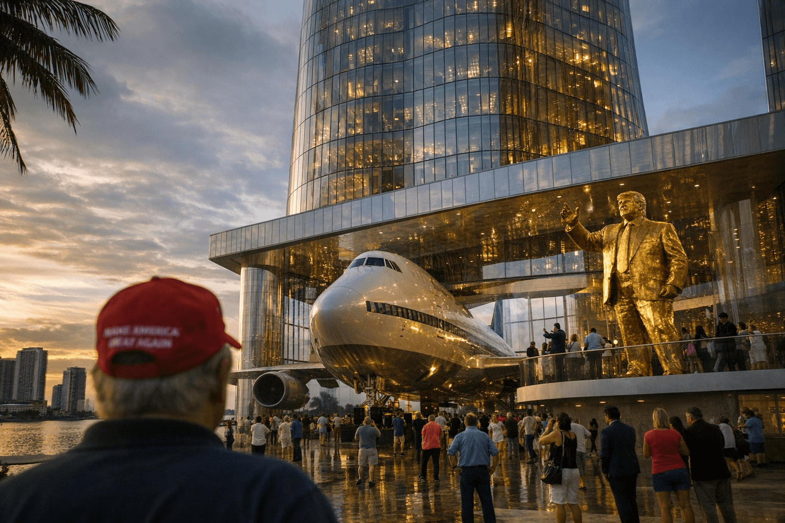 Trump Shares Video of Proposed 47-Story Presidential Library in Miami
