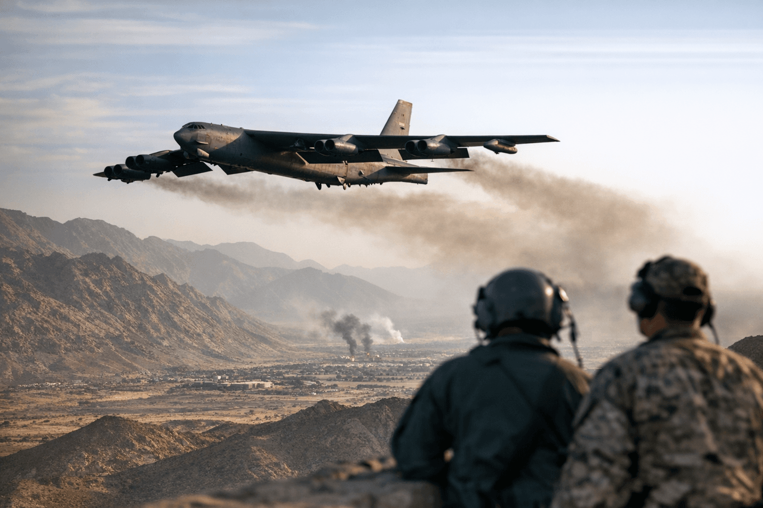 Pentagon Confirms B-52 Bombers Begin Flying Missions Over Iran