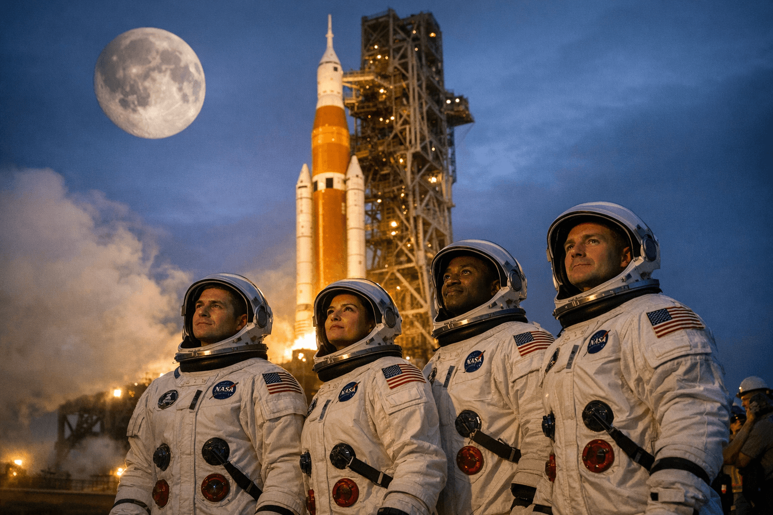 NASA Artemis II Crew Countdown Begins for Historic Moon Mission