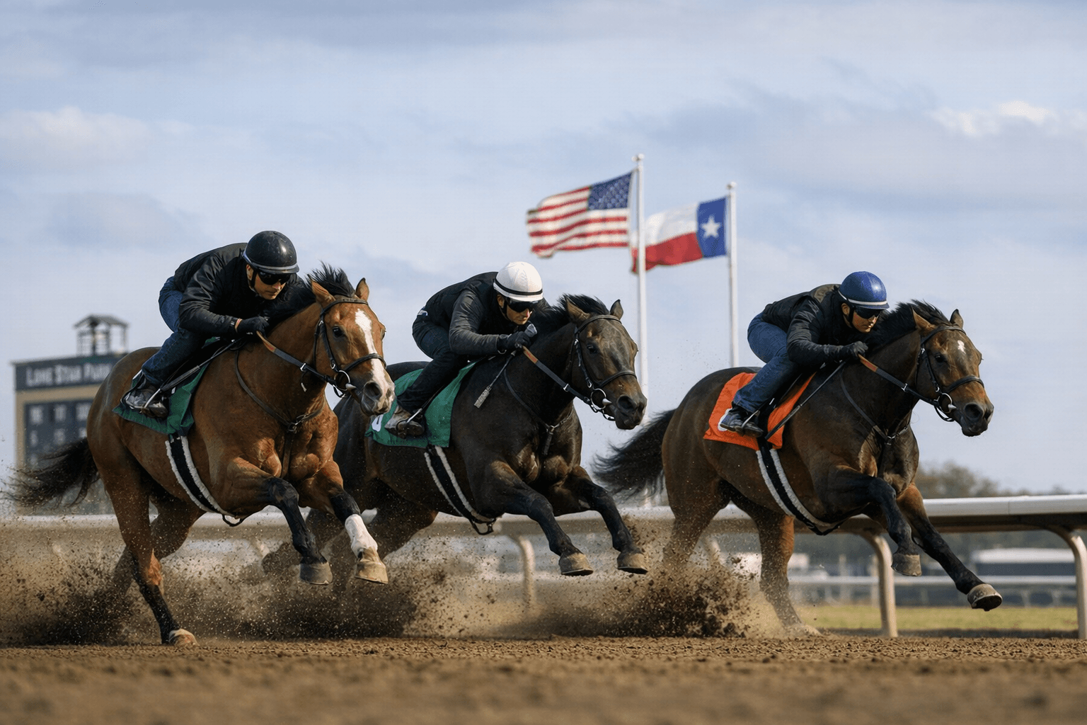 Three Horses Share Co-Fastest Breeze at Lone Star Under-Tack Show