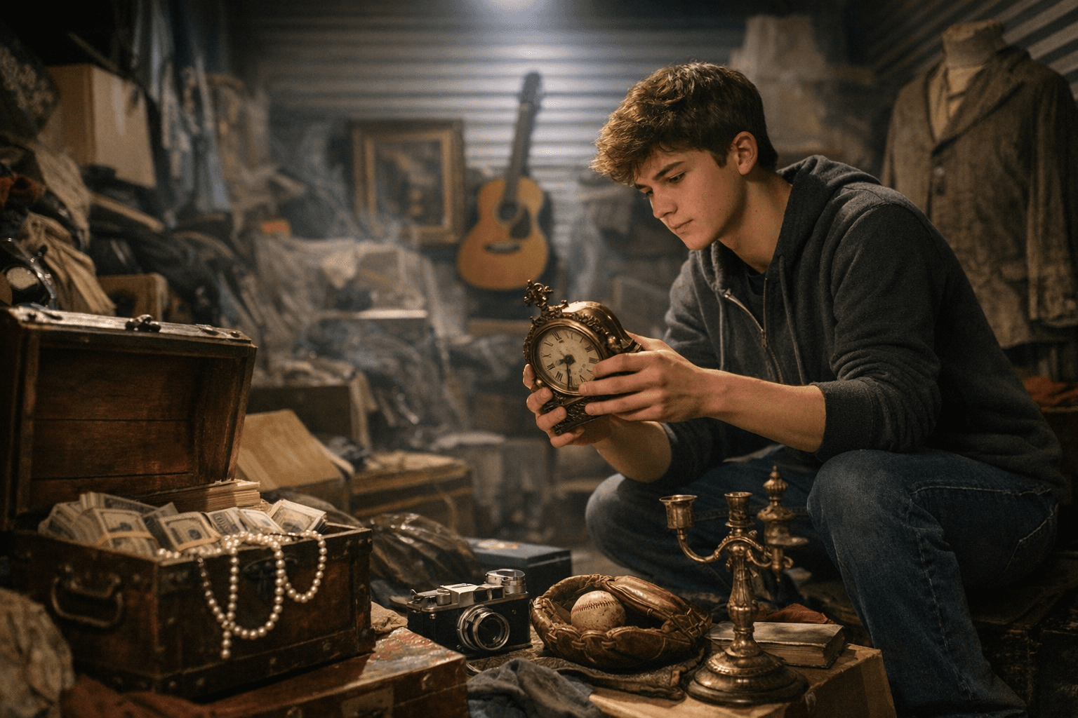 New Jersey Teen's Storage Unit Dives Yield Treasure and Life Lessons