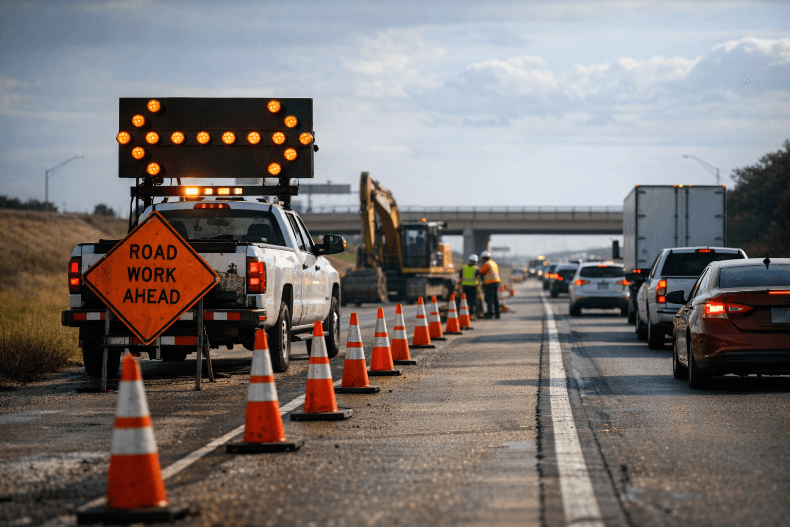 TxDOT Closes Eastbound Lane on I-14 Near Killeen Tuesday