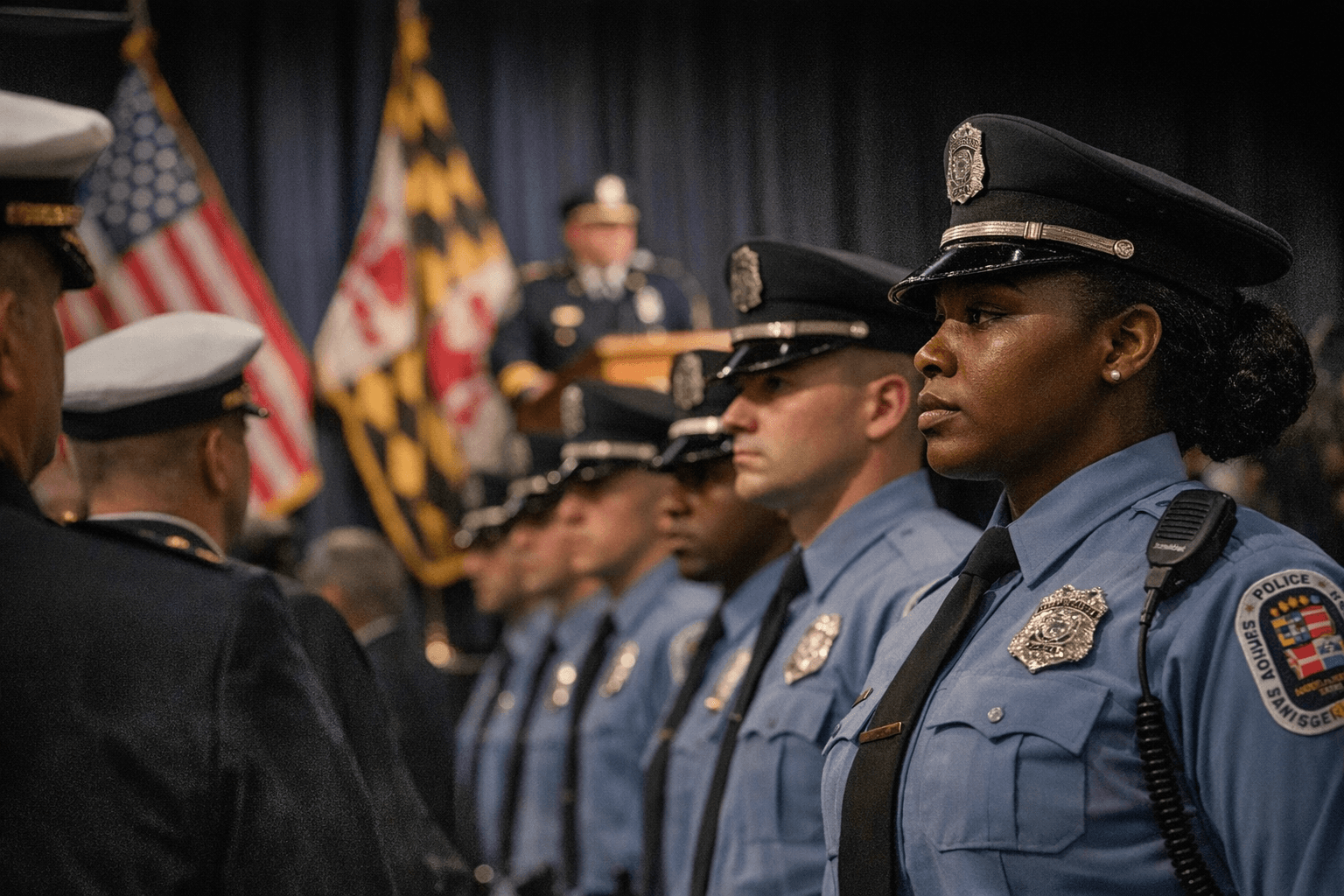 Prince George's County Police Welcome New Officers From Academy Session 154
