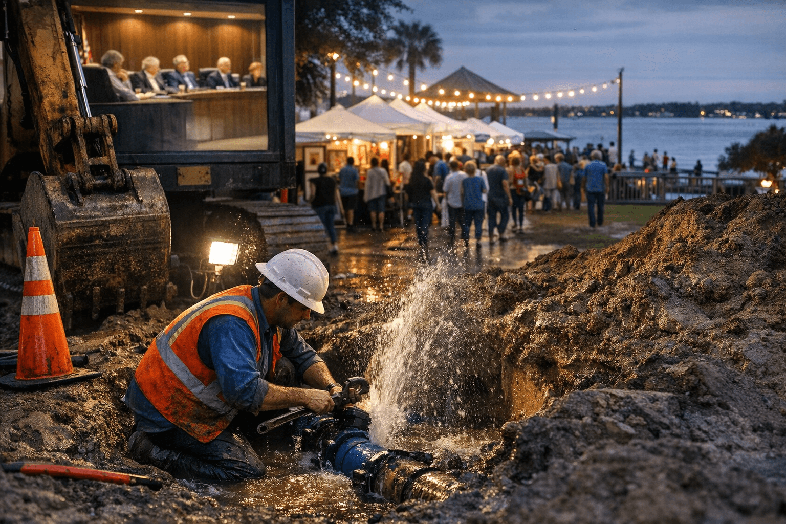 Sanford Commission Approves Water Repairs, Contracts, and Spring Event Permits