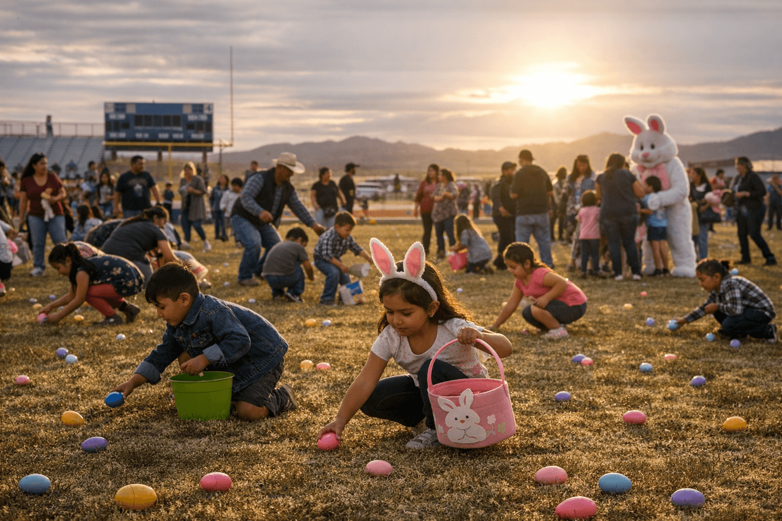 Hidalgo County Hosts Family Easter Egg Hunt at Lordsburg High School