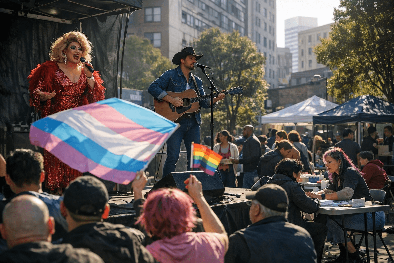 Tenderloin's Boeddeker Park Hosts Lively Trans Day of Visibility Festival