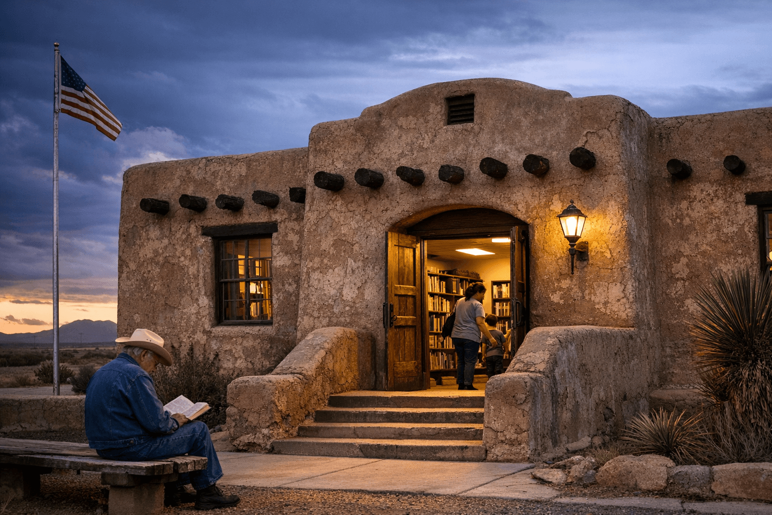 Lordsburg's WPA-Built Adobe Library Has Served Hidalgo County Since 1937