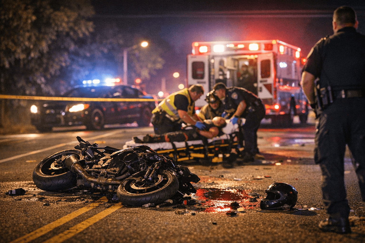 Nealtown Road Reopens After Motorcycle Crash Shuts Down Greensboro Street
