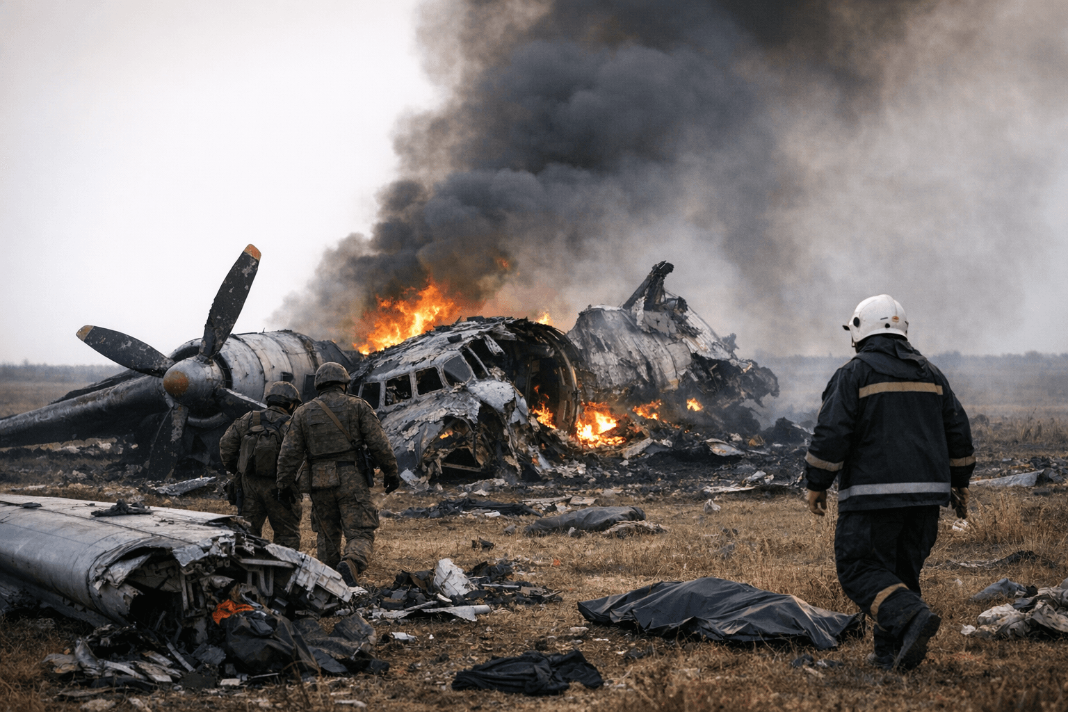 Russian Military An-26 Transport Crashes in Crimea, Killing All 29 Aboard