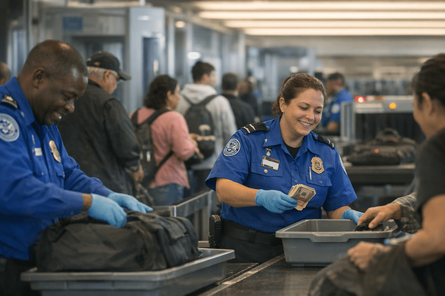 Houston TSA Agents Receive First Paycheck in 40 Days, Security Lines Ease
