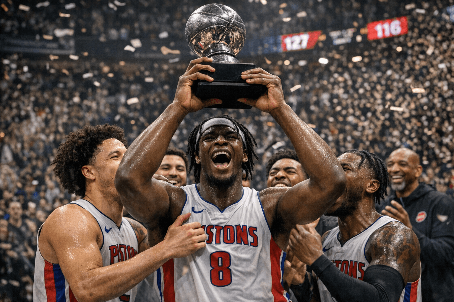Detroit Pistons Clinch First Central Division Title Since 2008