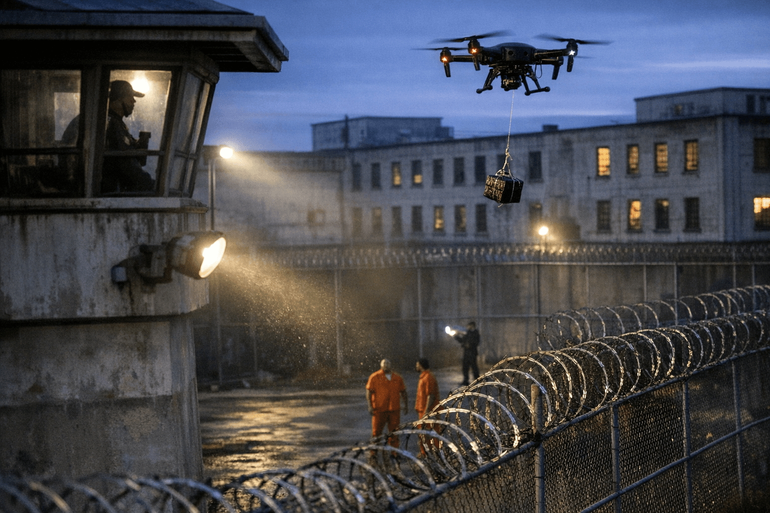 Aging Prison Design Leaves Facilities Vulnerable to Aerial Smuggling Operations