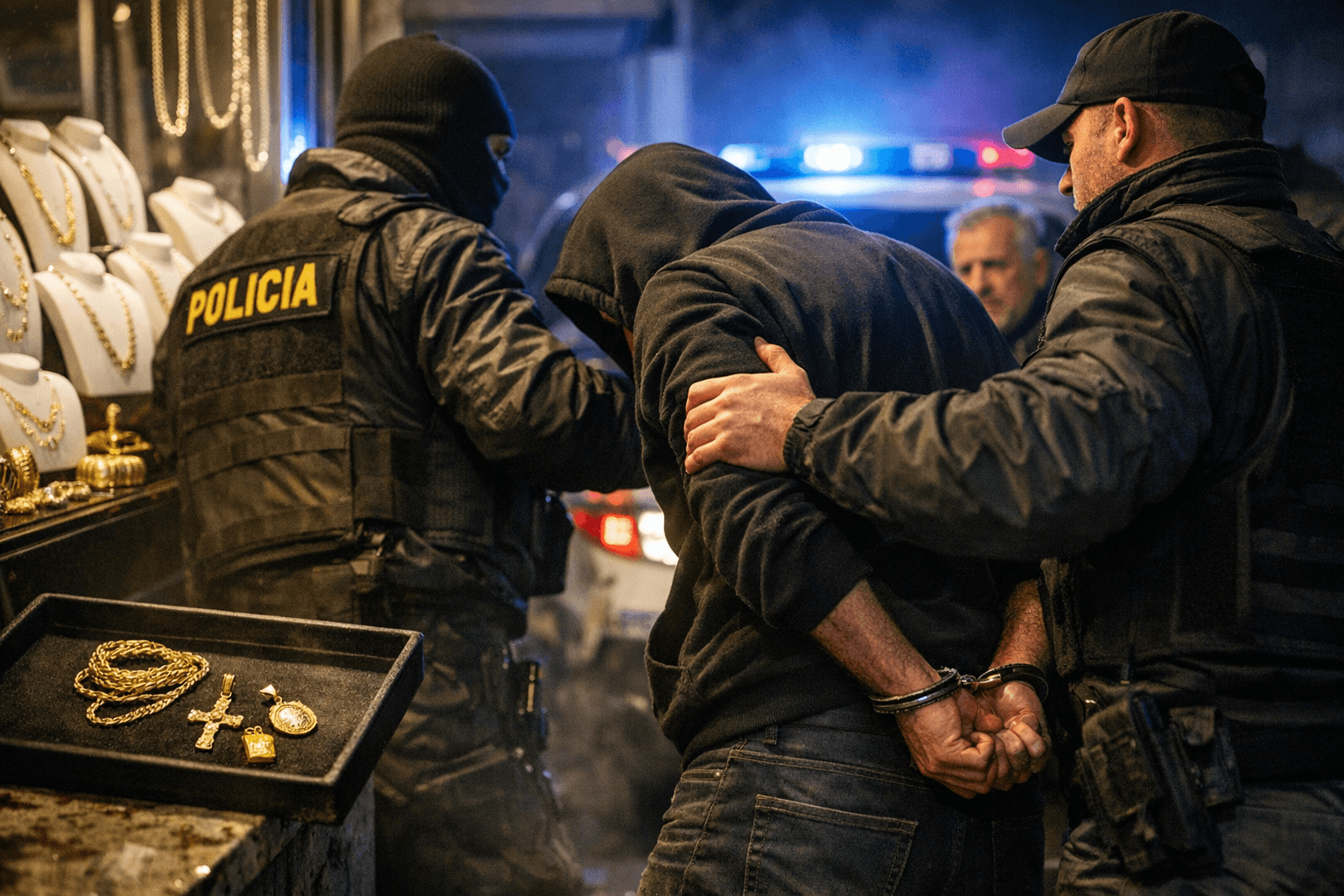 Albania Police Arrest Jewel Thief in Swift "Gold" Operation in Elbasan