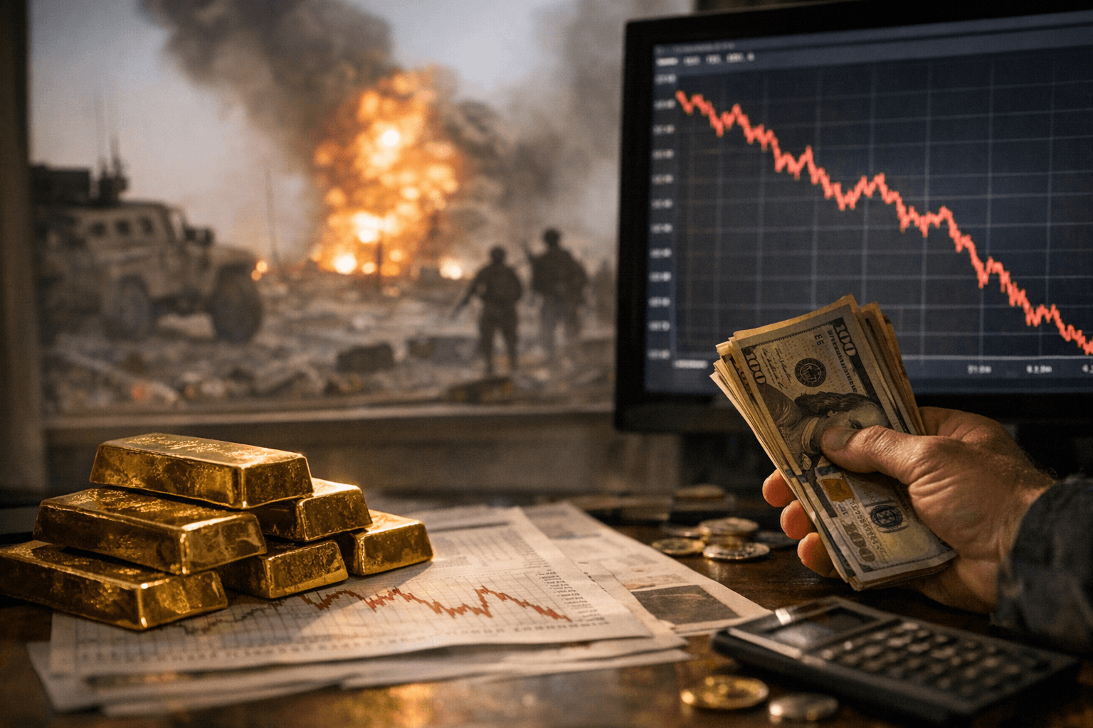Gold Heads for Worst Monthly Drop Since 2008 as Iran War Reshapes Markets
