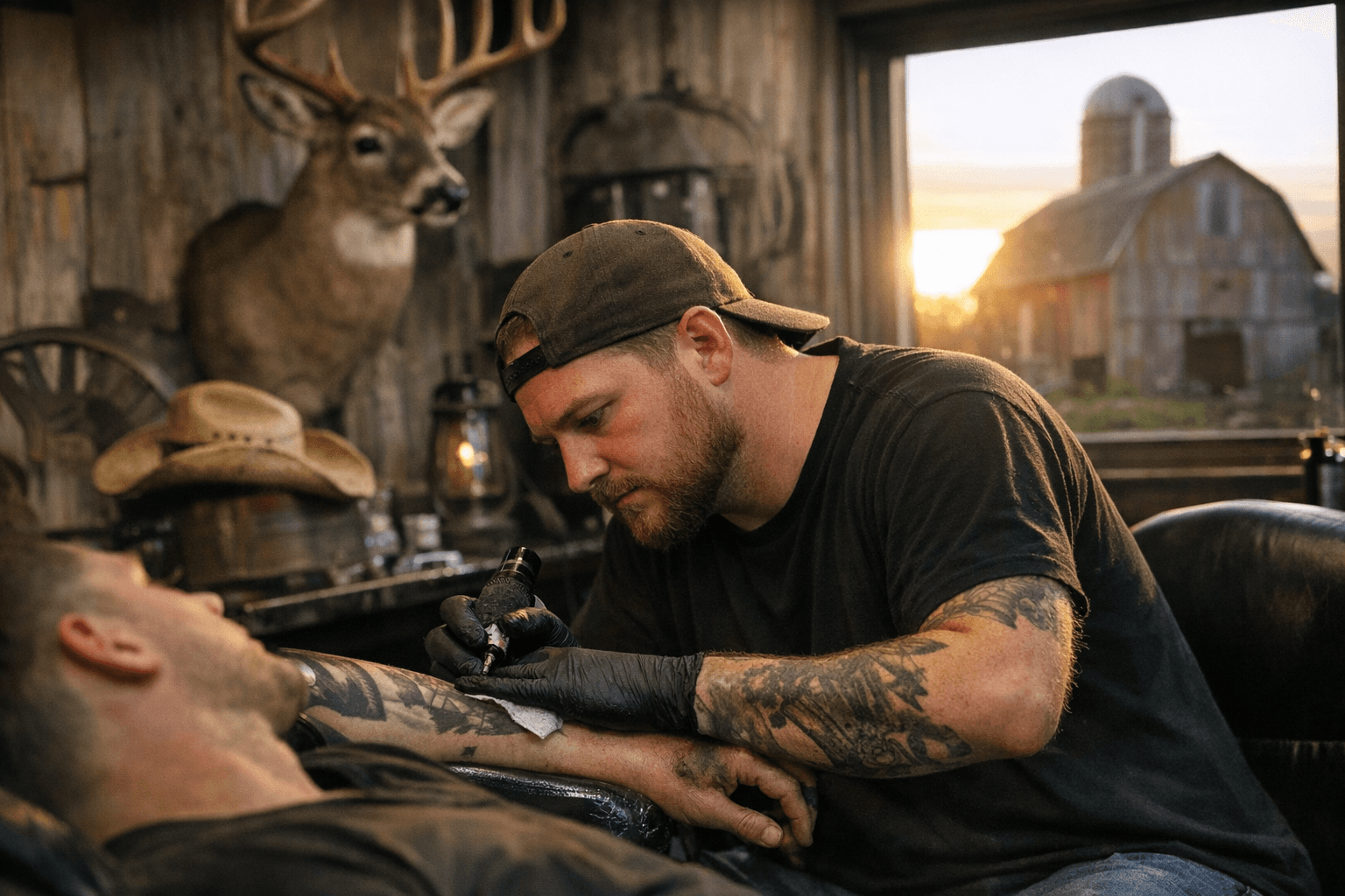 Bucyrus Native Opens Kuntry Inks Studio, Bringing Custom Tattoo Art Home