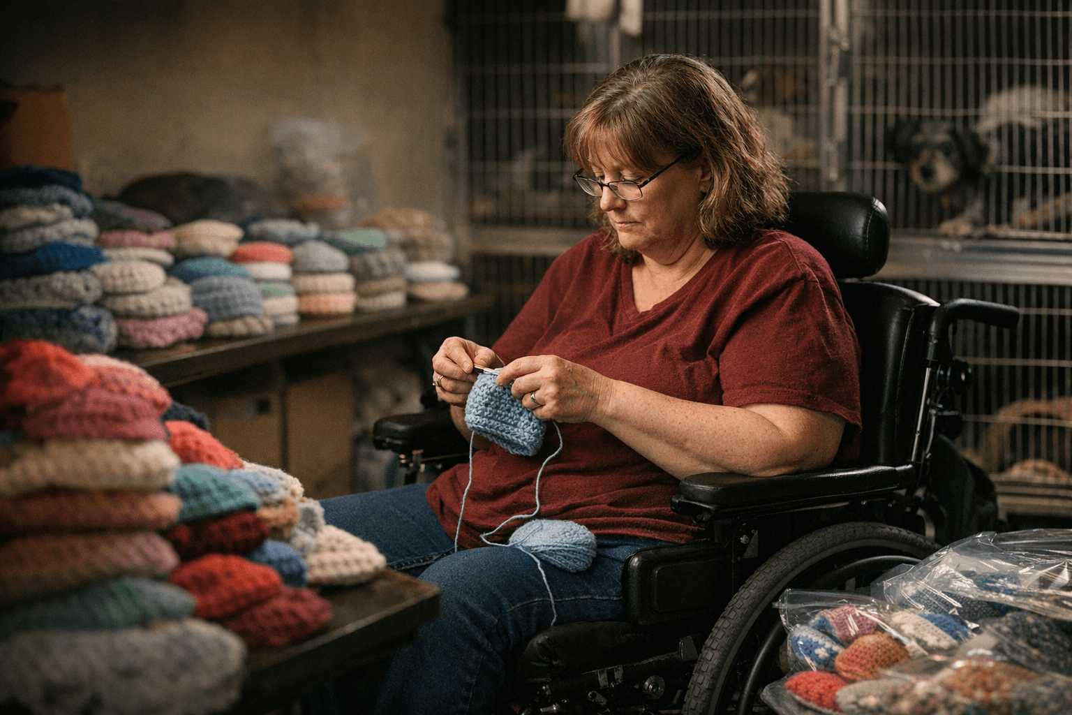 Disabled Crafter Turns Rock Bottom Into Community Giving Through Crochet