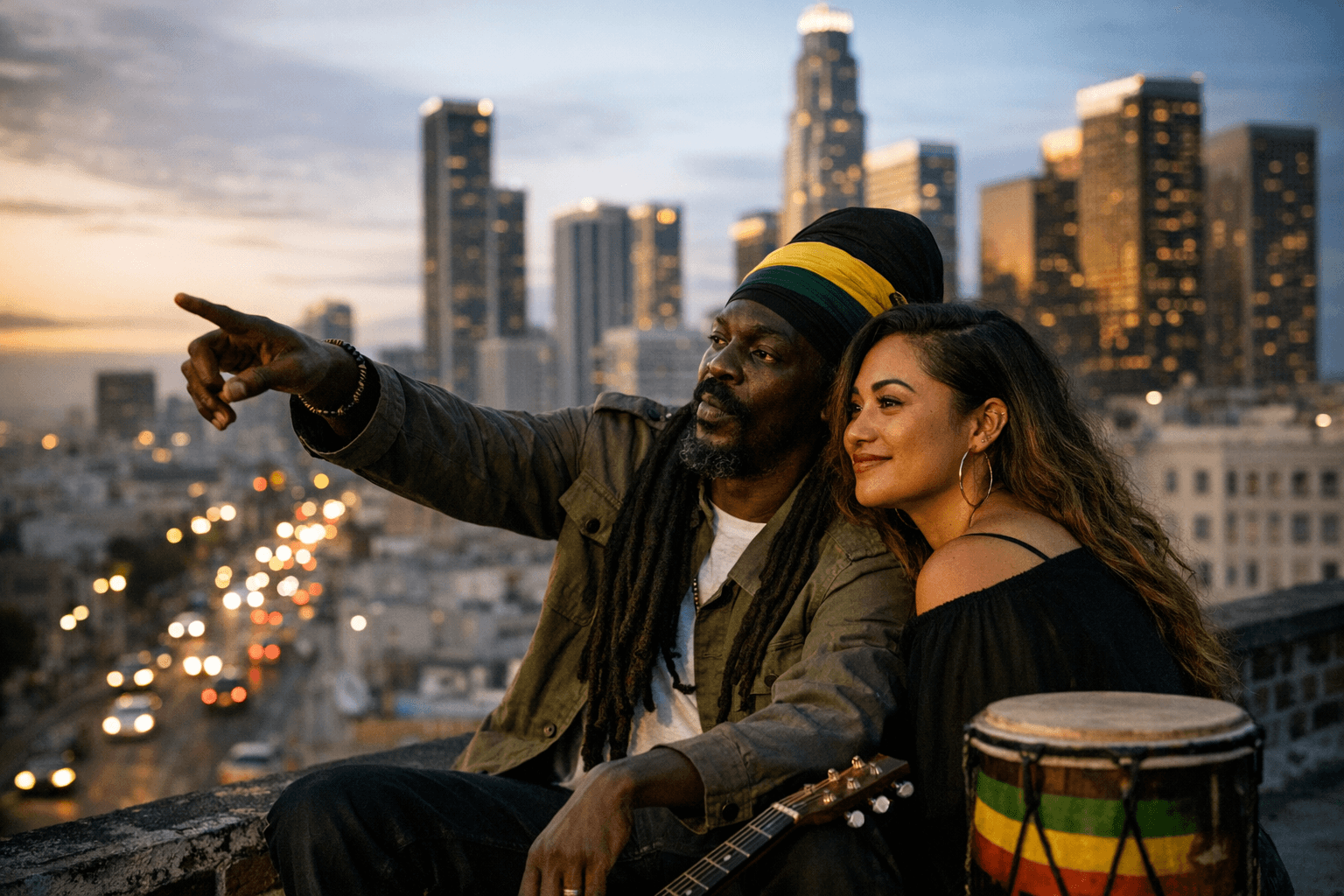 Anthony B and Fia Unite on New Roots Single Big City