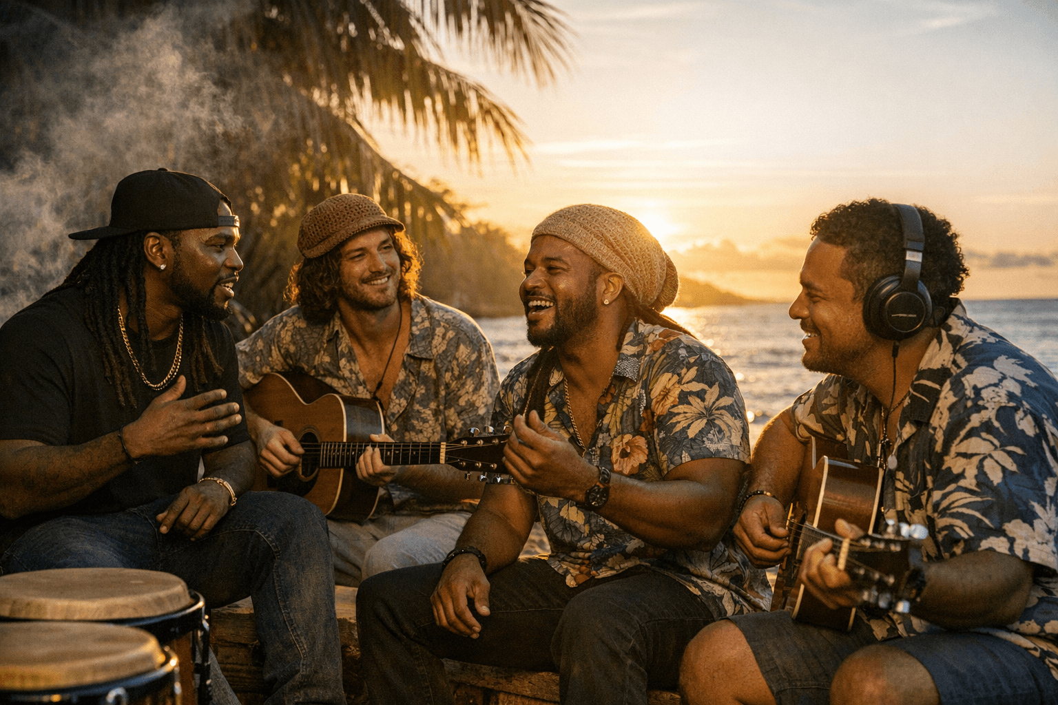 KA$E, Loud City, Coyote Island, and Conkarah Unite on Warm Reggae Single