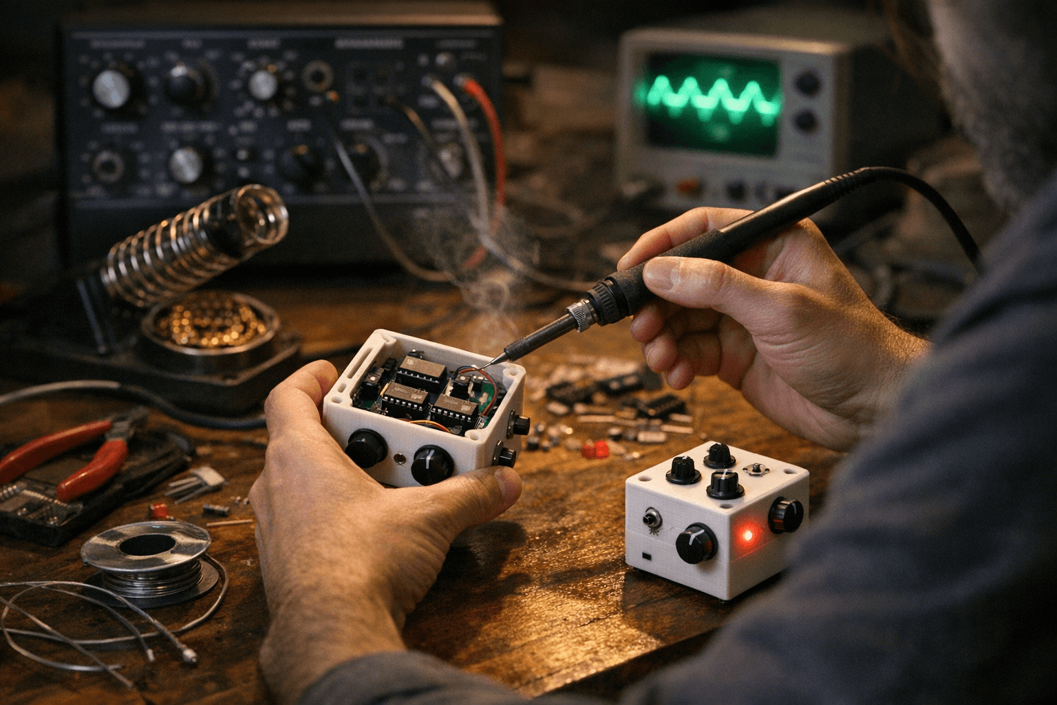 Oskitone Space Dice Kit Blends Retro Synth Sounds With Hands-On Learning