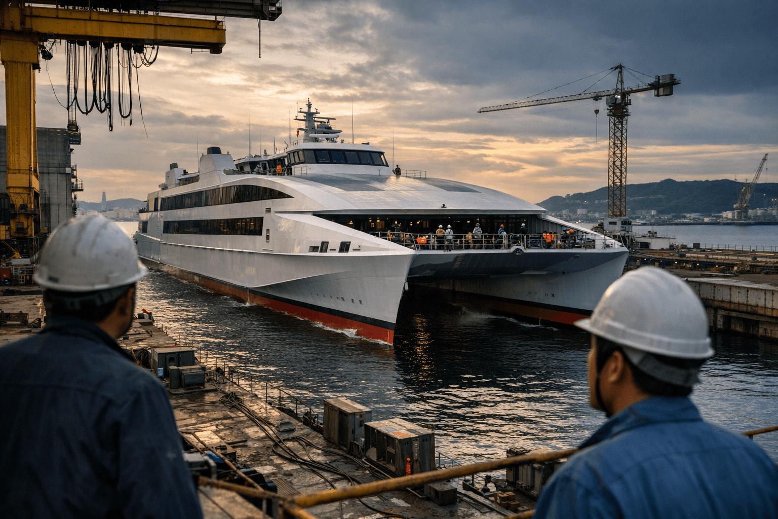 Incat Crowther, Kangnam to Build 80-Metre High-Speed Ro-Pax Cat for Korea