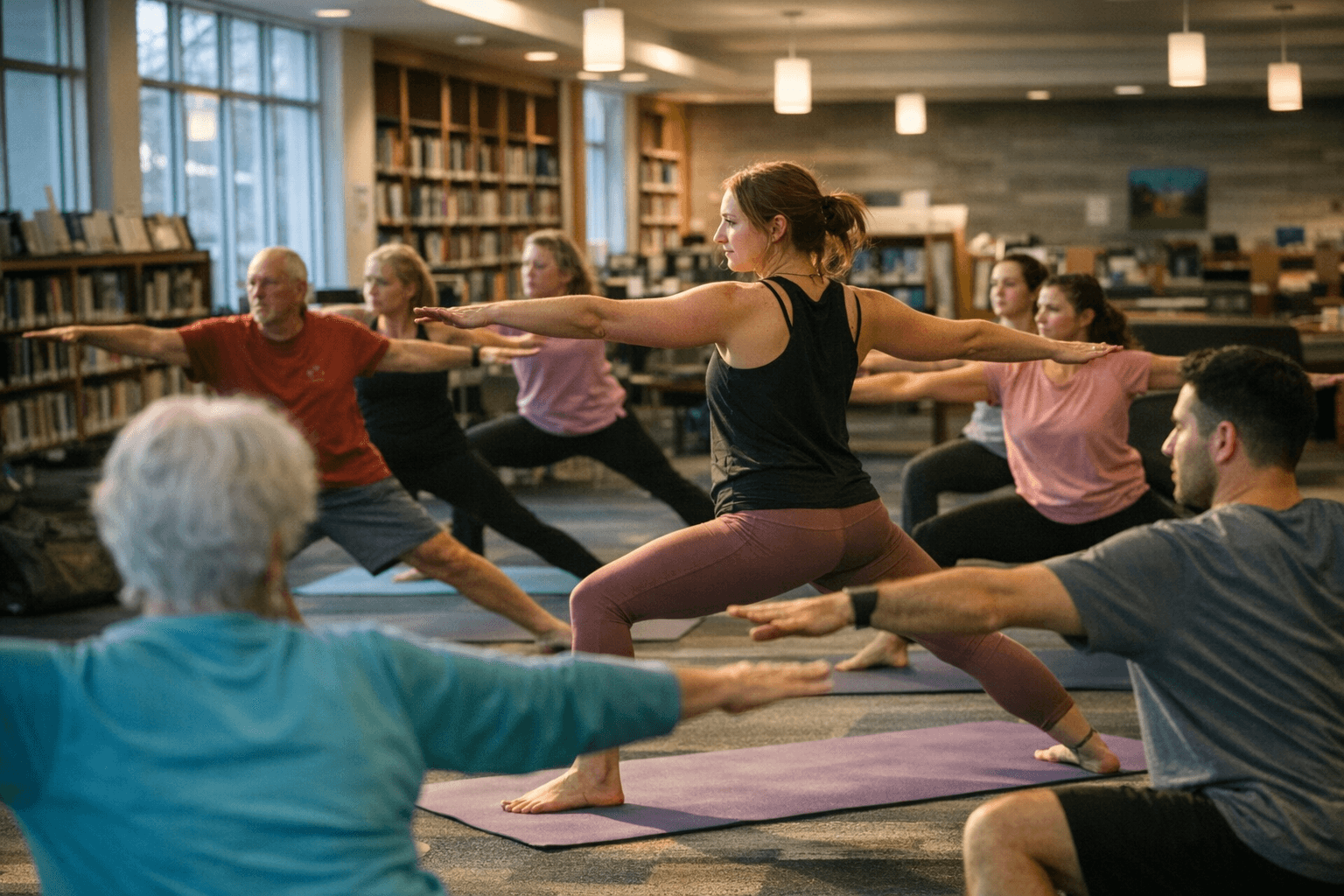 Weymouth Public Library Offers Free All-Level Community Yoga Session