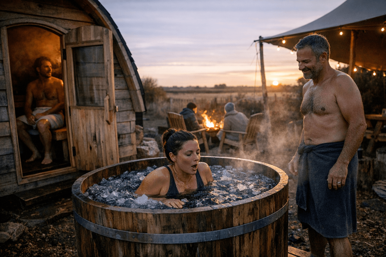 Hidden Sauna Club Brings Cold Plunge Therapy to North Norfolk Countryside