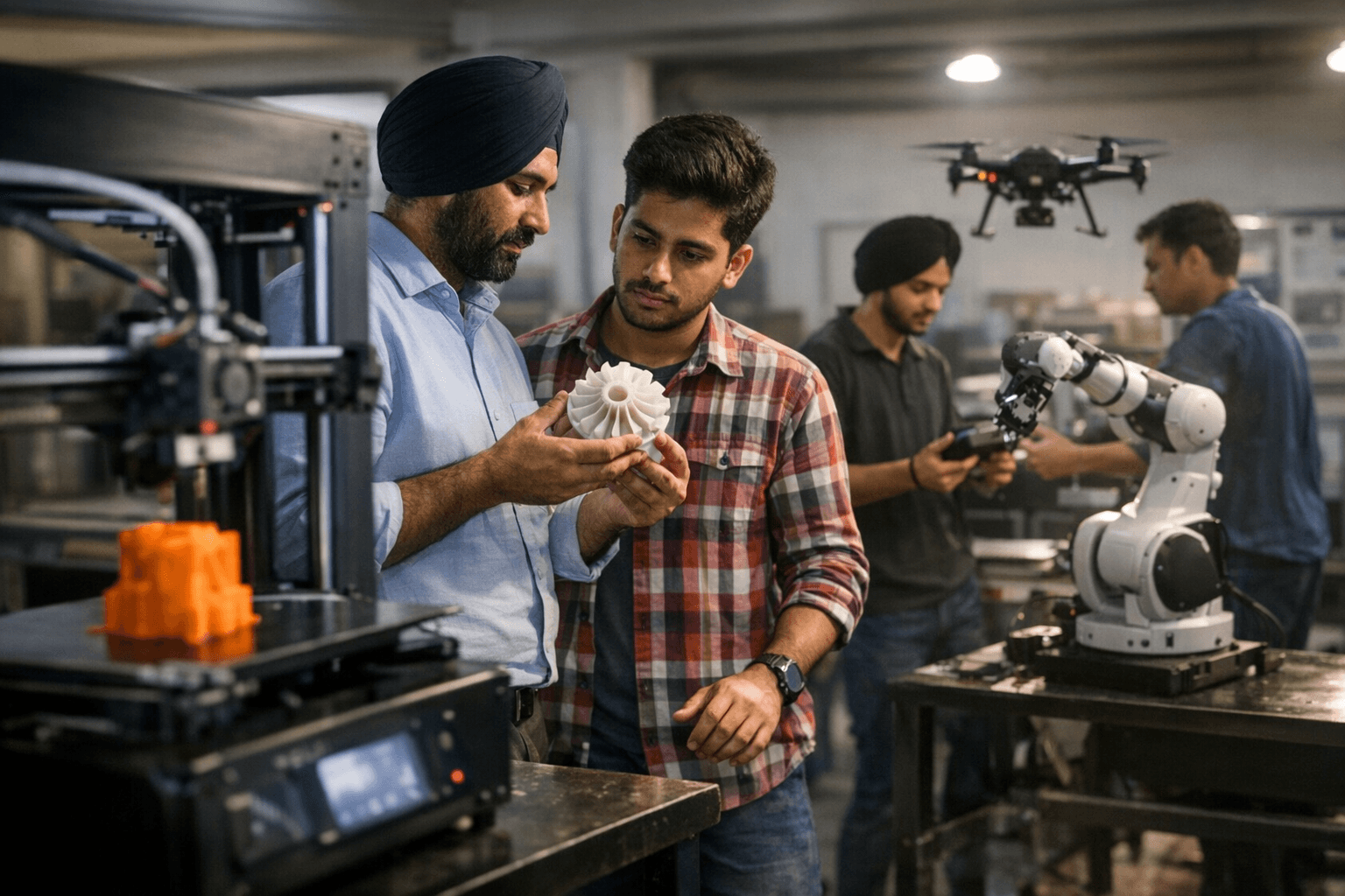 Punjab Opens ₹23 Crore Tech Hub Offering 3D Printing and Robotics Training